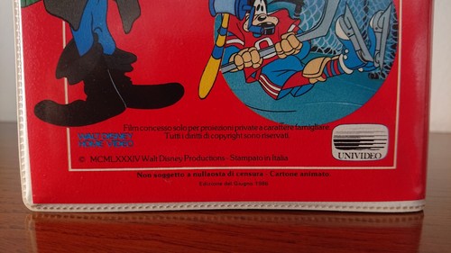 Le Vacanze Di Pippo Walt Disney Home Video VHS VI 4133 Ed. 1986 - Picture 3 of 16