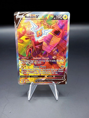 Rotom V 177/196 Alt Art Alternative Art Lost Origin EN Near Mint / NM Pokemon