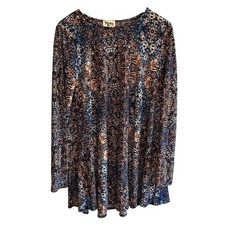 Show Me Your Mumu Multi-Color Long Sleeve Tunic Top - size XL