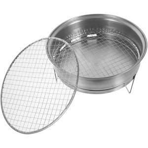 1 Set of Camping Grill Portable Barbecue Grill Stainless Steel Barbecue