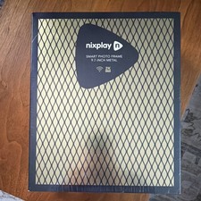 Nixplay Smart Photo Frame 9.7" 2K Metal Wi-Fi Display Digital Frame Model W10G