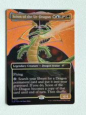 MTG Scion Of The Ur-Dragon *Rainbow Foil* Secret Lair: Devastation Dragons MT/NM