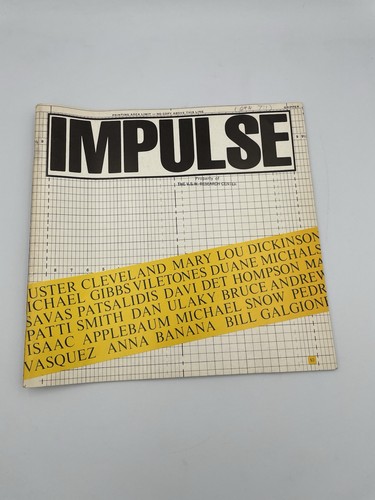 Impulse Magazine Toronto Art Culture 1978 Vol. 6 #4/Vol 7 #1 RARE Early Issue F1 - Picture 1 of 21