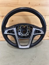 12-17 CHEVY EQUINOX Steering Wheel BLACK LEATHER W/O LANE DEP W/ CRUISE & RADIO