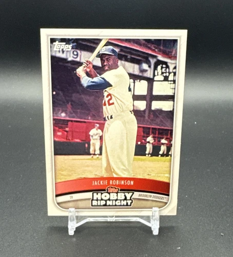 2025 Topps Hobby Rip Night #8 Jackie Robinson Brooklyn Dodgers