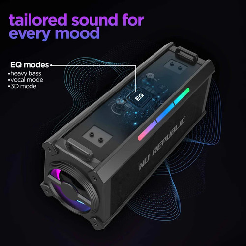 Sonicpop 1200 60W Bluetooth Speaker RGB X-Bass V5.3 Driver - Bild 7 von 11
