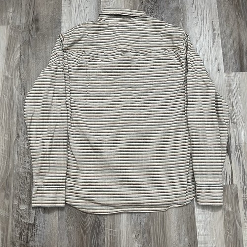L.L. Bean Hemp Cotton Mens Long Sleeve Button Down Size Large - Picture 2 of 11
