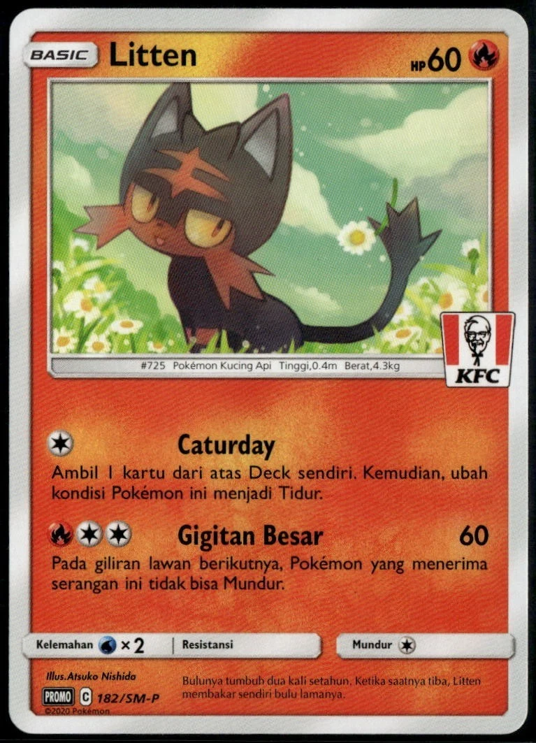 Litten Pokémon TCG Cards for sale