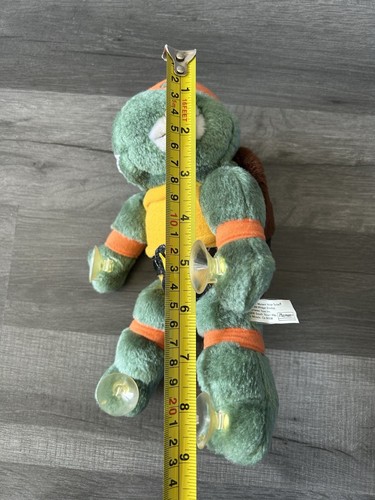 Vintage 1989 Teenage Mutant Ninja Turtles Playmates Plush Soft Toy Michelangelo - Picture 2 of 14