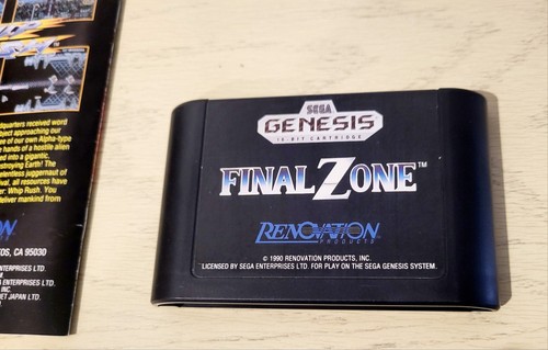 Final Zone (Sega Genesis, 1990) - (CIB, testato) come nuovo - Foto 13 di 18