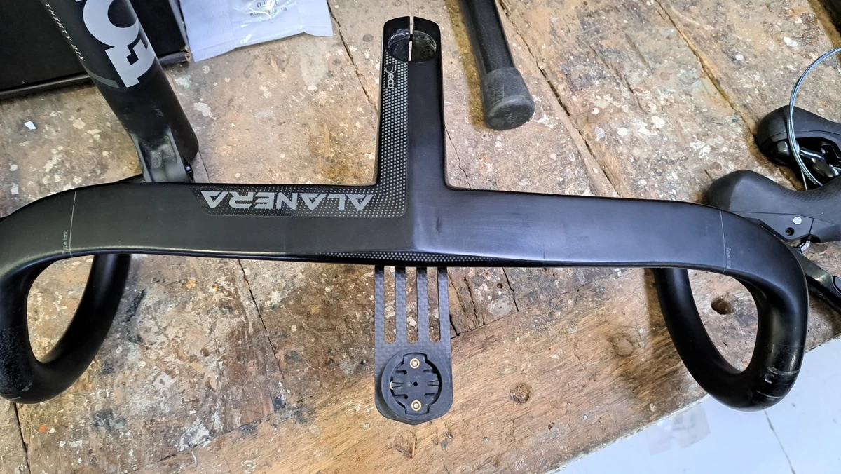 Manubrio, lega di alluminio Ciclismo Sport Componenti 25.4mm×520mm (nero