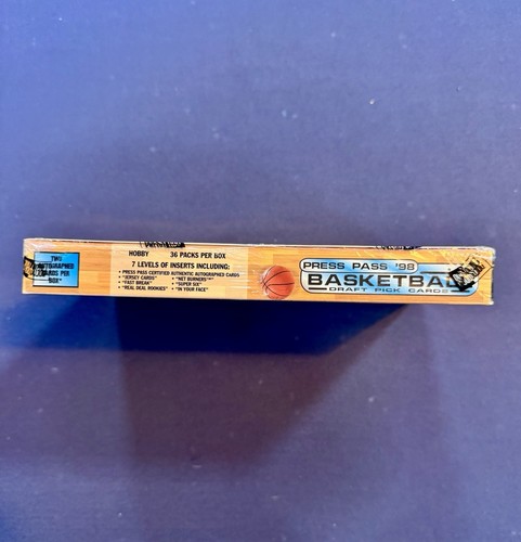 1998 Press Pass Draft Pick Basketball Hobby Box 2 Autos - Picture 2 of 6