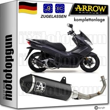 komplettanlage open schwarz urban arrow fur honda pcx 125 2016 16