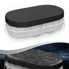 Pool Cover 420D Weather Resistant for Rectangular and Oval Above Ground