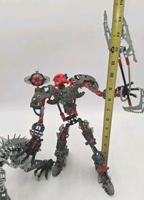 LEGO BIONICLES: Maxilos and Spinax (8924)  No Box or Instructions