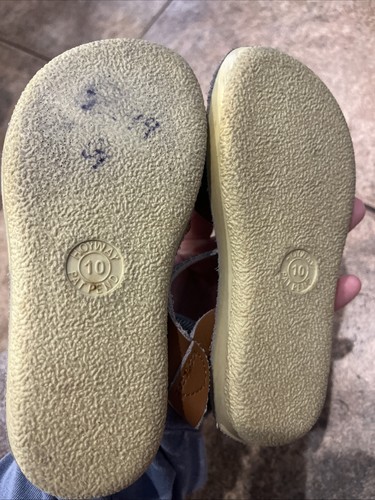 Toddler Sun San Surfer Sandals Size 10 Brown - Picture 4 of 6