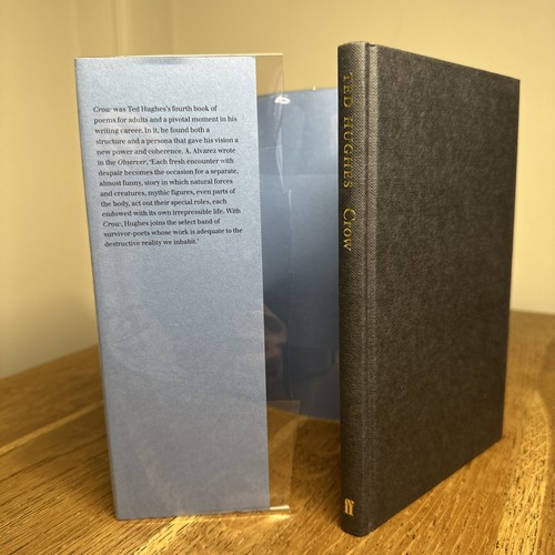 Crow by Ted Hughes 1995 UK Faber Library Ed HB 1st - Vintage - Picture 4 of 9