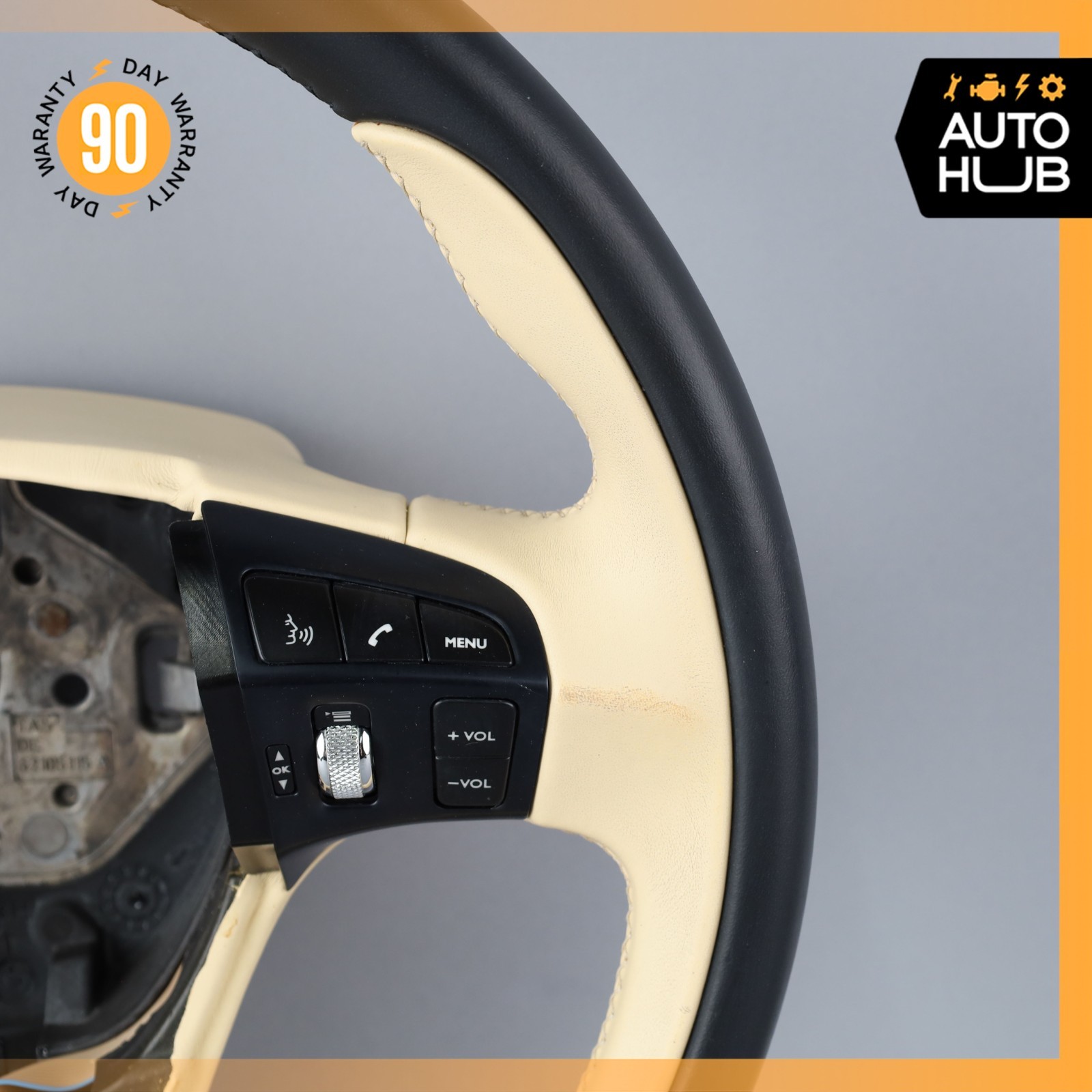 08-18 Bentley Continental GTC GT Driver Steering Wheel Leather OEM