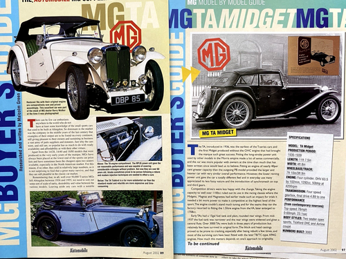 MG Supplement from TheAutomobile- TC Service Data from The Motor Trader+Ad+More - Picture 4 of 13