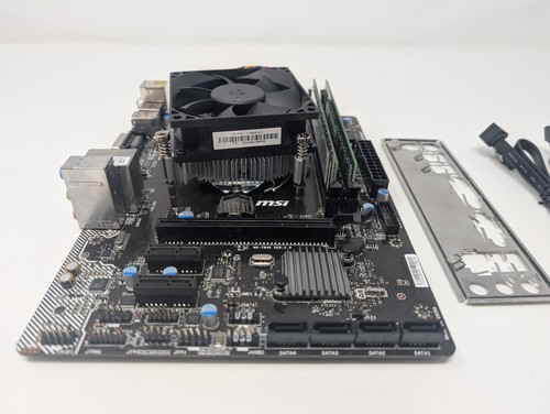 MSI H81M Pro-VD Mainboard mATX i3-4170 3,7GHz CPU + 8GB RAM mit IO Shield