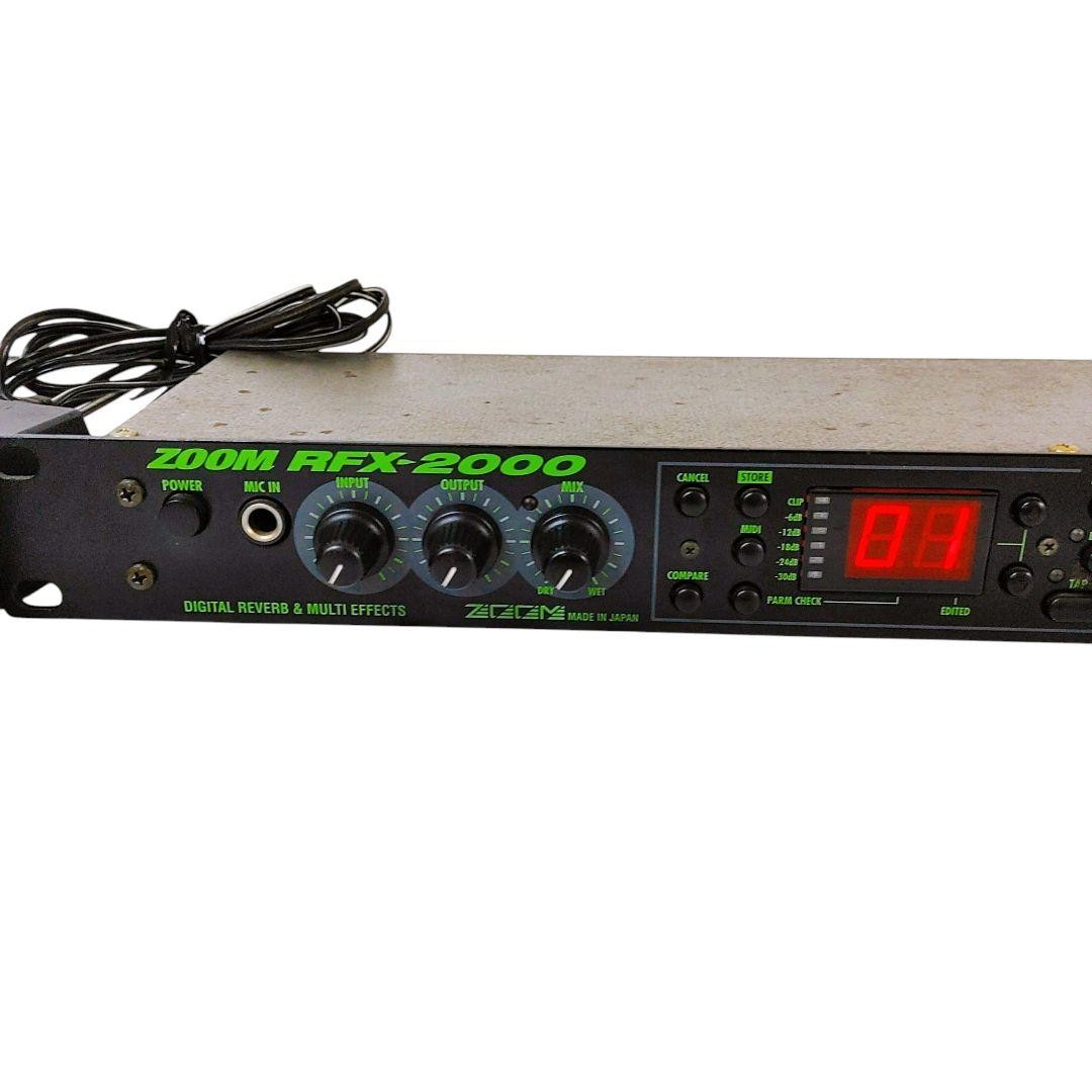 【本日セール】ZOOM RFX-2000 マイク入力付きマルチエフェクター Zoom RFX-2000 | Zoom