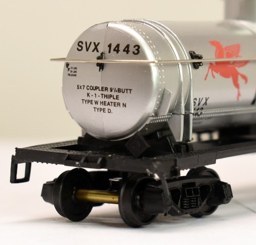 Tyco HO Scale Mobilgas Single Dome Tank Car #SVX1443; ohne Kupplungen - Bild 2 von 8