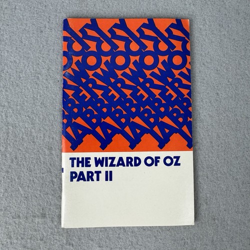 Wizard of Oz L Frank Baum RARE 1972 Cassette & Booklet Jabberwocky - Picture 7 of 13
