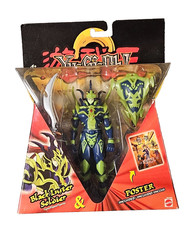 1996 Yu-Gi-Oh Black Luster Soldier 6” Action Figure Mattel Takahashi with Poster