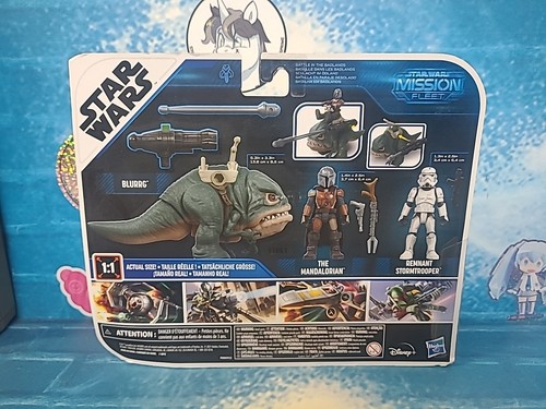 Figuras Star Wars Mission Fleet The Mandalorian Blurrg & Remnant Stormtrooper - Imagen 2 de 3