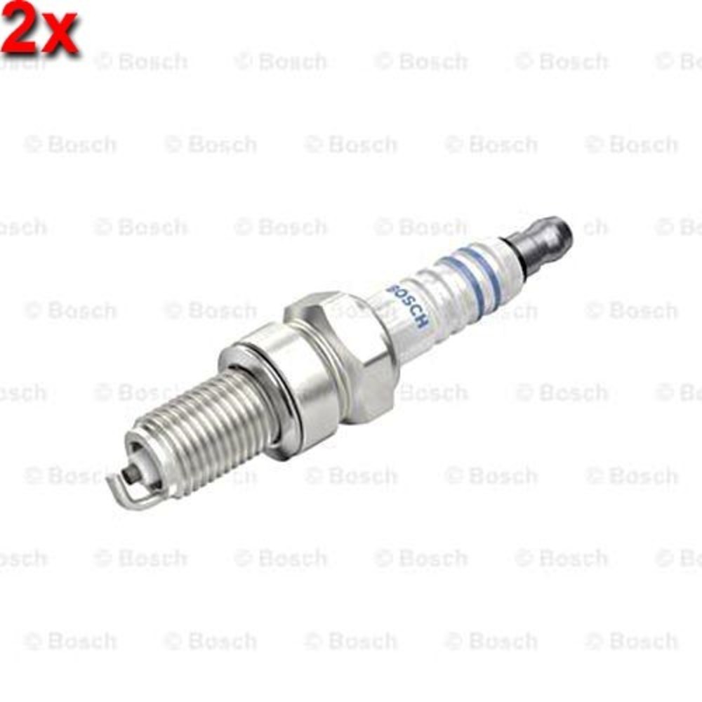 BOSCH 2x Spark Plug For BMW E30 M3 HARLEY-DAVIDSON MC Sportster 86-93 0241145504