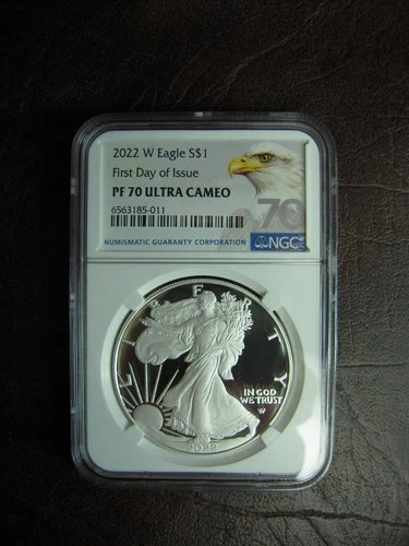 2022-W American Silver Eagle - NGC PF70 ULTRA CAMEO FDOI