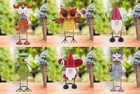 BRIGHT EYES METAL GARDEN PATIO ORNAMENT GNOME - CAT - DOG - FROG - OWL