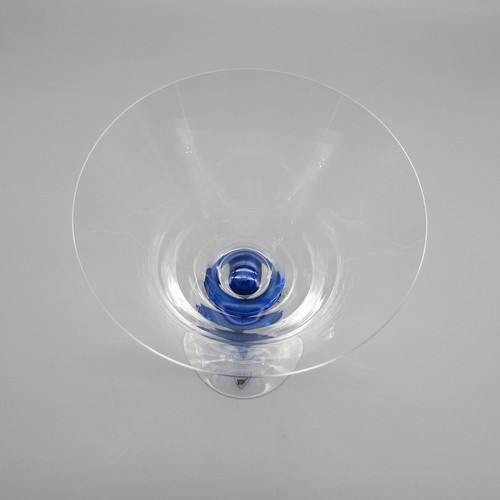 Vaso Martini Orrefors Crystal Intermezzo Blue - Imagen 4 de 6