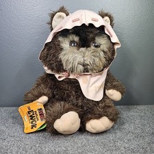Vintage With Tags! Star Wars Plush Paploo The Ewok Stuffed Animal 1984 Kenner