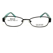 Guess Kids Eyeglasses Frames GU9092 BLK Black Blue Full Rim 47-16-130 H19296