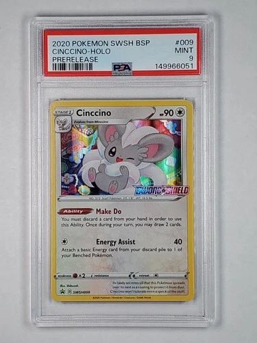 Cinccino (Prerelease) SWSH009 Sword & Shield Promo PSA 9 Mint 2019 English