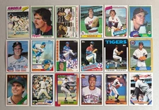 Tanana, Frank instant collection 18 different card Topps lot 1977 to 1993