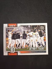 2026 Topps Series 1 Detroit Tigers Division Champions #262 Team Card