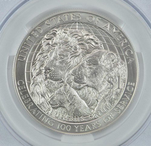 2017-P Lions Club Commemorative Silver Dollar MS70 CAC CACg - Picture 4 of 5