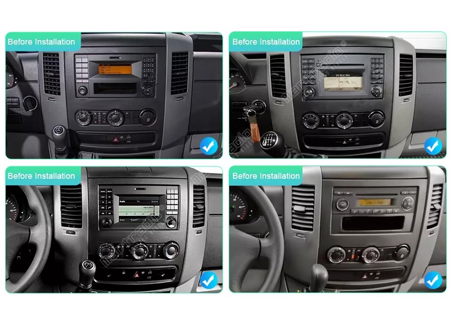 4-64G Wireles Carplay For VW Crafter 2006-2016 Android Car