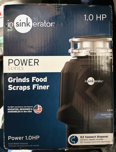Neu InSinkErator Power Serie 1,0 PS EZ Connect kontinuierliche Zufuhr Müllentsorgung
