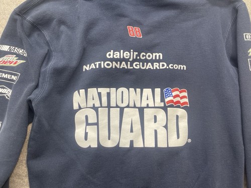 Nascar Hoodie Gr. Large L Full Zip National Guard Racing Dale Junior Sponser - Bild 14 von 16