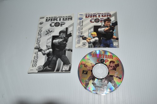 VIRTUA FIGHTER 2 -VIRTUA COP- DAYTONA USA - NOT FOR SALE LOT W/ MANUALS  (CPQ24) - Picture 1 of 3