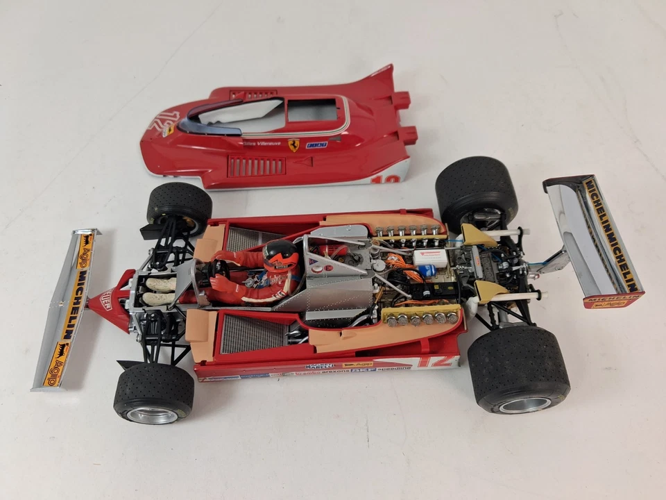 Exoto Ferrari 312 T4 #12 Gilles Villeneuve USA Long Beach 1979 1/18 97073 NO BOX - Immagine 4 di 4