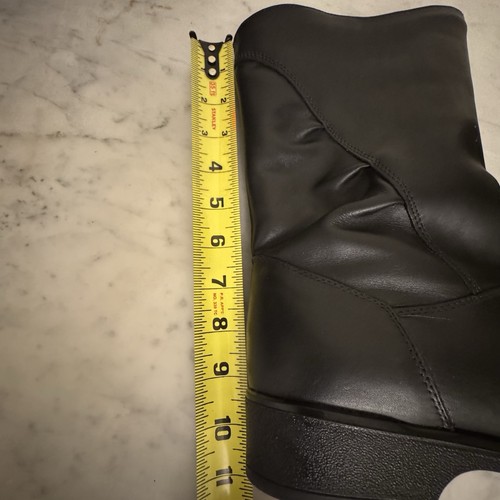 Blondo Winterstiefel Damen Größe 7 D schwarz Leder seitlicher Reißverschluss Wolle gefüttert Kanada - Bild 8 von 9