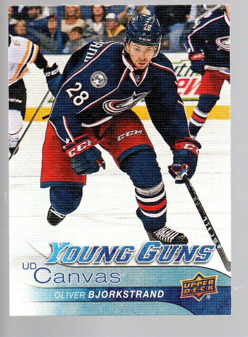 2016-17 Upper Deck Canvas #C116 Oliver Bjorkstrand Young Guns
