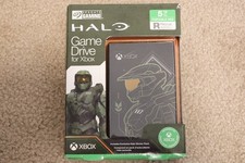 Halo 5tb External Hard Drive for Xbox, Limited Edition, Seagate, Mint w Stickers