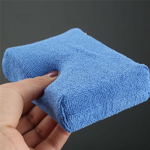 Wax Microfiber Sponge 1PCs Applicator Auto C2M4 12* 8* 4cm Blue Polish - Picture 5 of 11