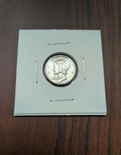 Uncirculated 1937 Mercury Dime (90% Silver) - FREE SHIPPING