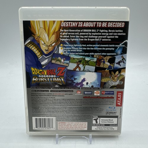 Dragon Ball Z: Burst Limit (PS3, 2008) CIB mit Handbuch - getestet ohne Handbuch - Bild 2 von 3